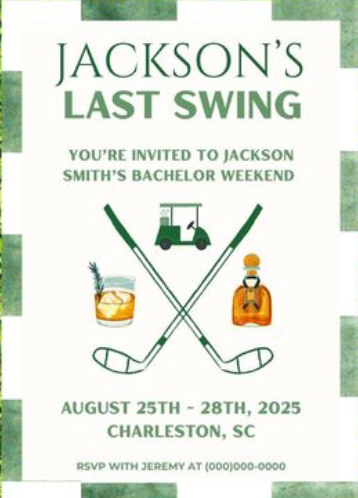 CUSTOM INVITE - "based off your vibe"