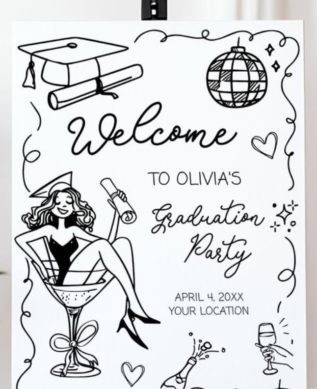 Welcome Sign painted on Canvas