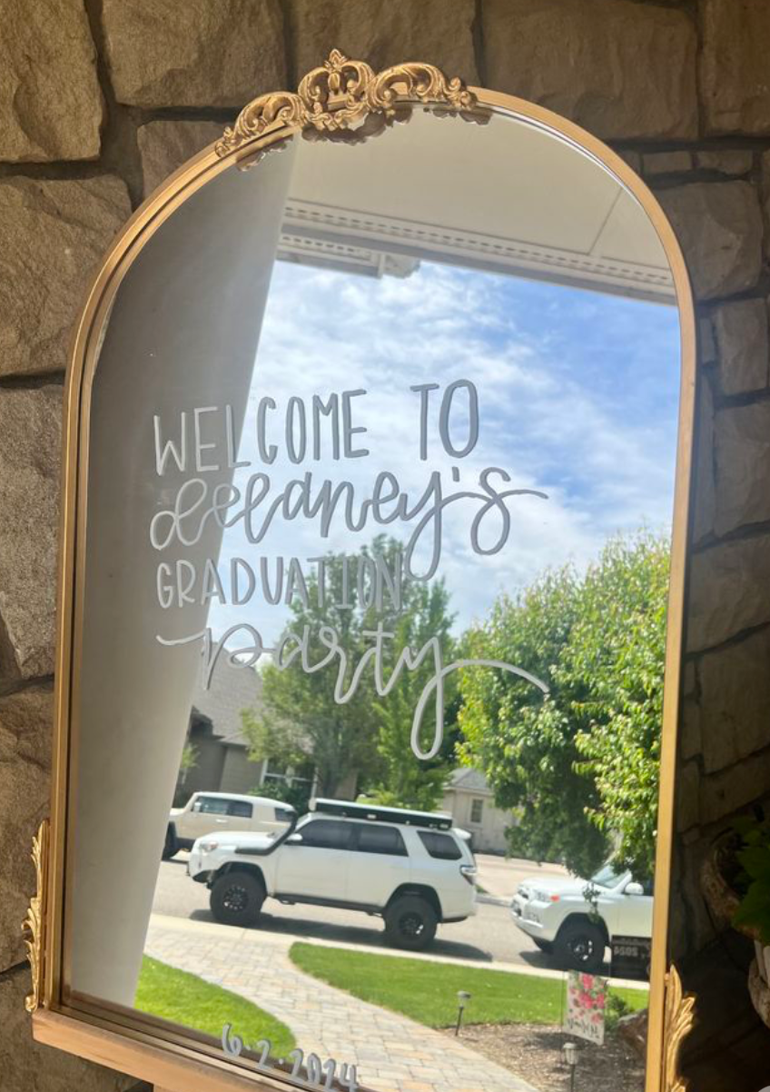 Welcome Sign - "Mirror Signage"