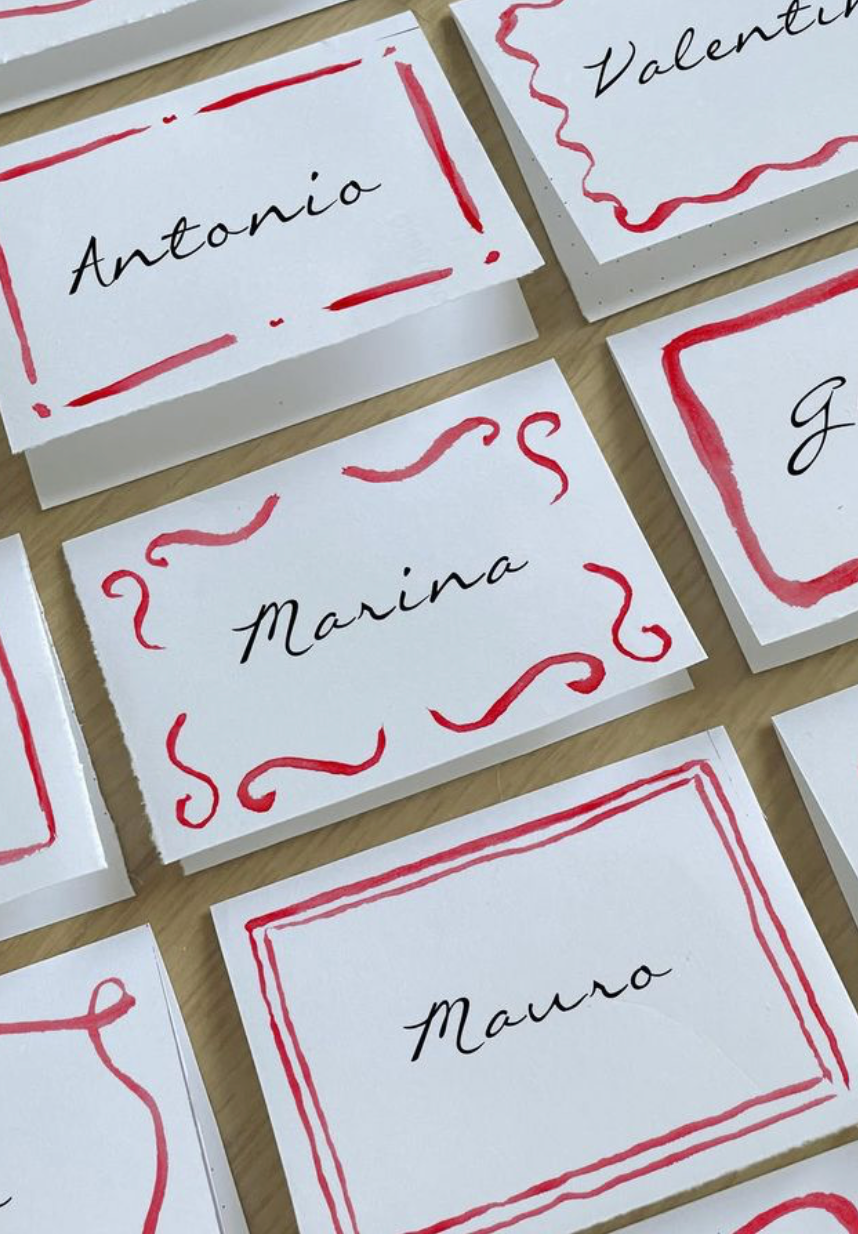 Name/Place Cards - bundle of 6