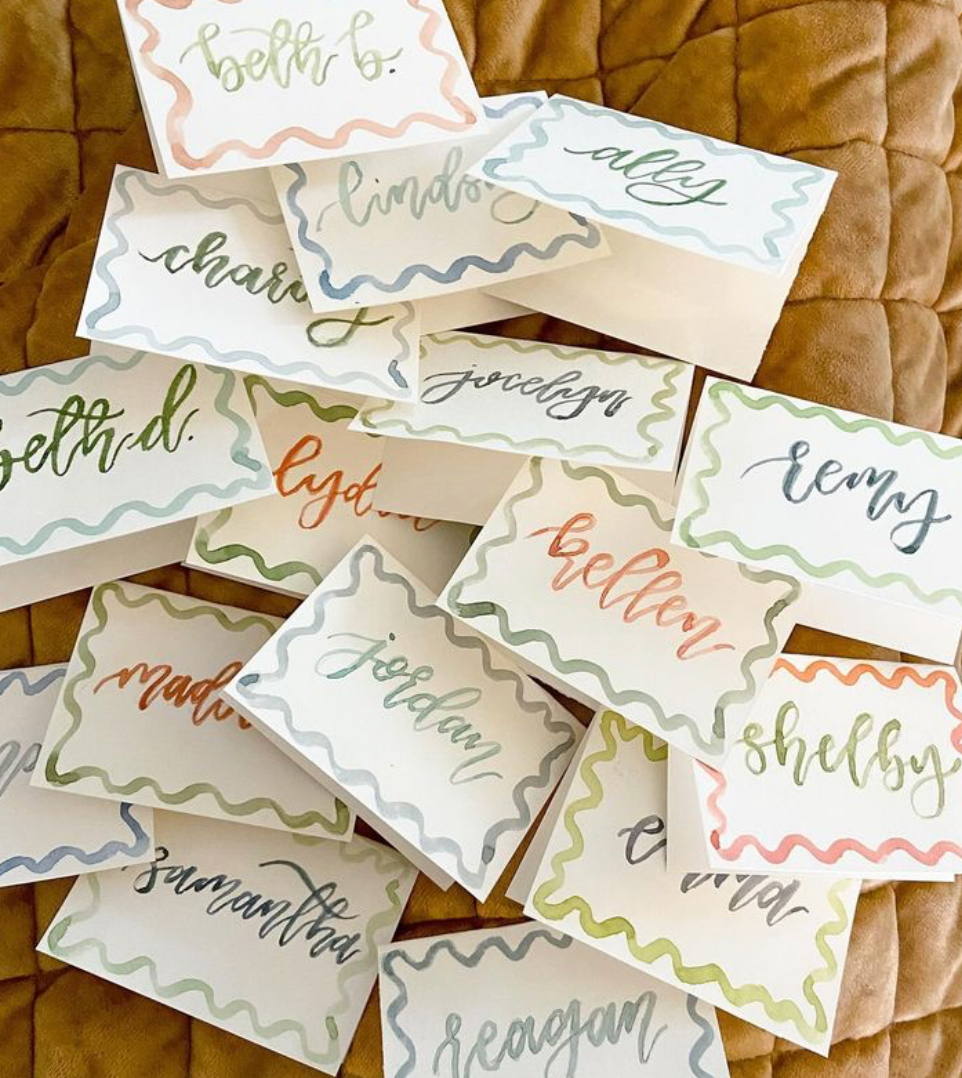 Name/Place Cards - bundle of 6