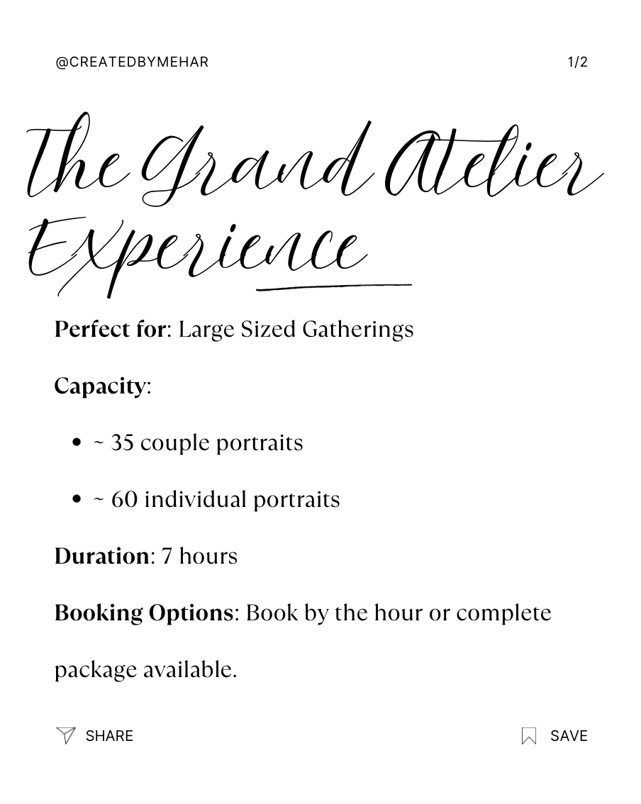 The Grand Atelier Experience