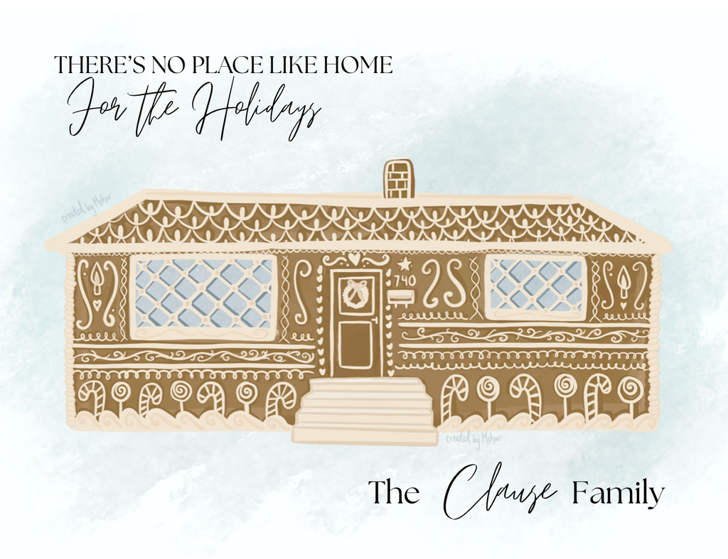 Gingerbread House Portrait