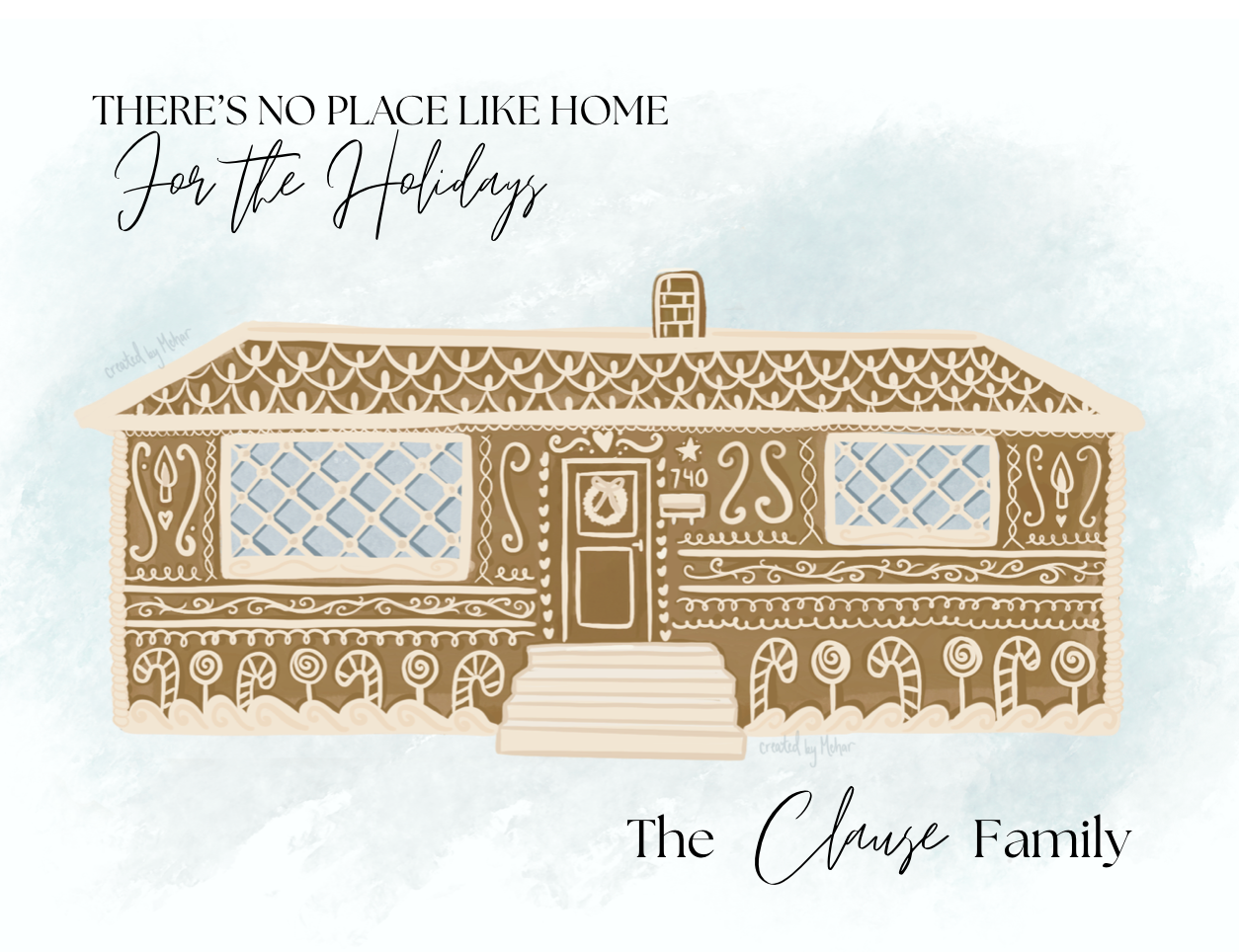 Gingerbread House Portrait