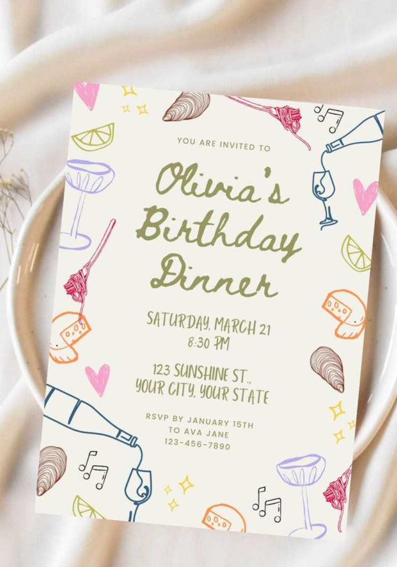 CUSTOM INVITE - "based off your vibe"