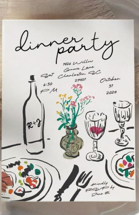 CUSTOM INVITE - "based off your vibe"